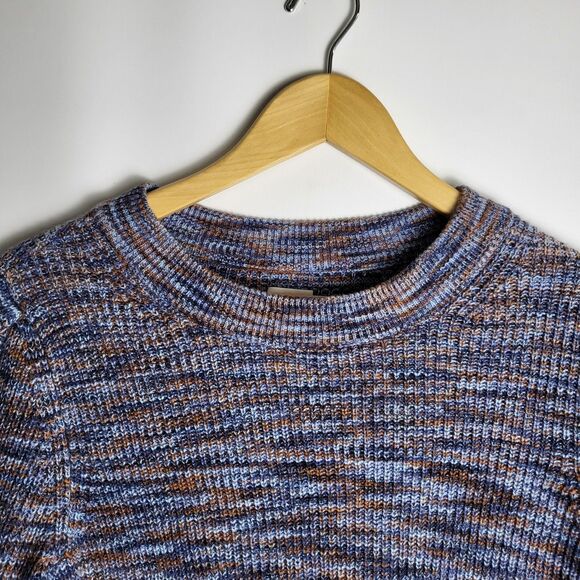 NIC+ZOE Sweater Womens Small Petite Blue Spacedye Cotton PS Fall Cotton - Picture 2 of 7
